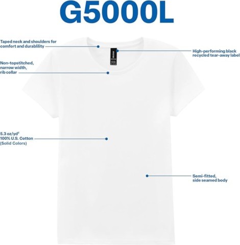 Gildan Womens Heavy Cotton Adult T-Shirt